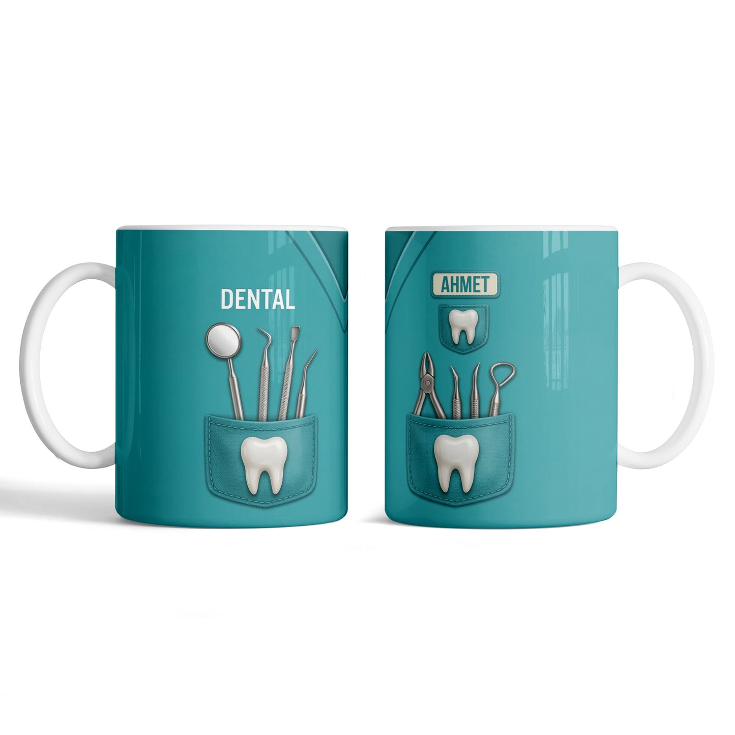 Erkek Dişçi Tasarımlı Kupa Bardak