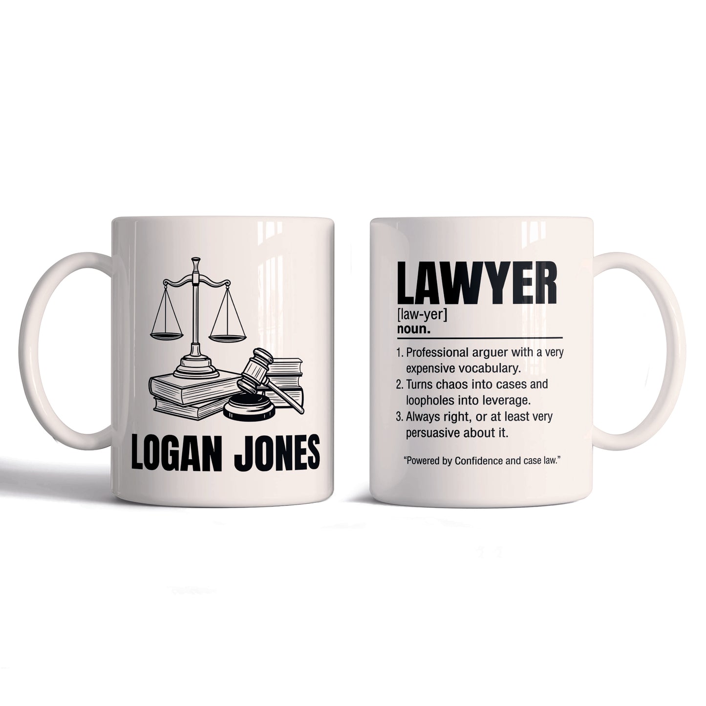 Lawyer (Avukat) Tasarımlı Kupa Bardak