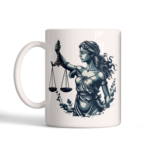 Adalet Kadın Tasarımlı Kupa Bardak