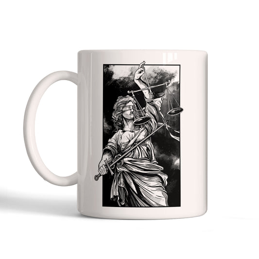 Adalet Savaşçısı Tasarımlı Kupa Bardak