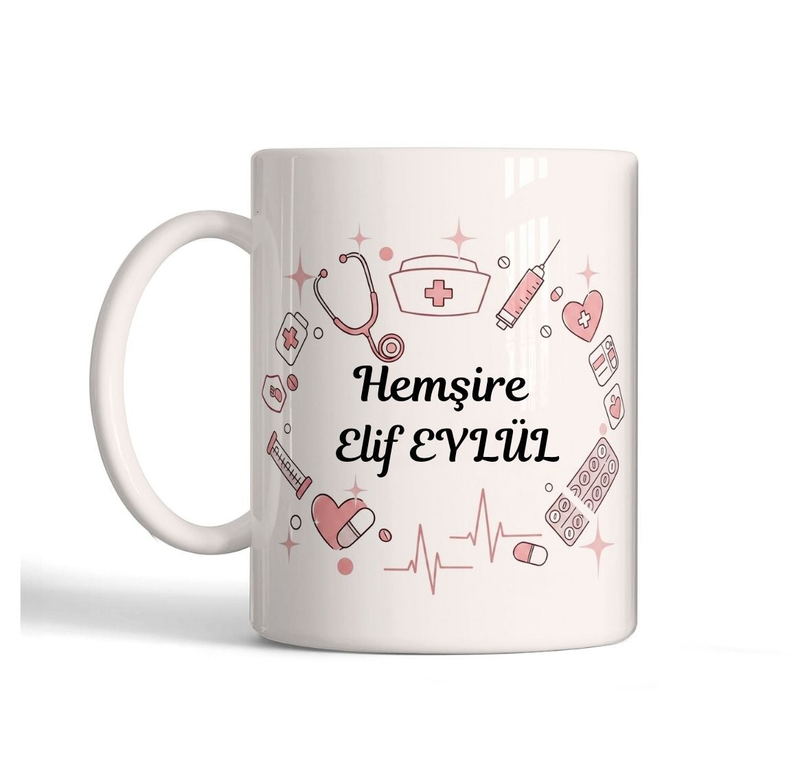 Hemşire İsimli Kupa Bardak