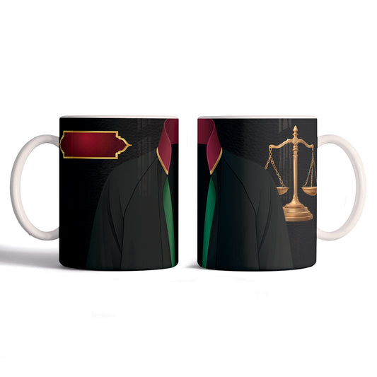 Cübbeli İsimli Avukat Tasarımlı Kupa Bardak