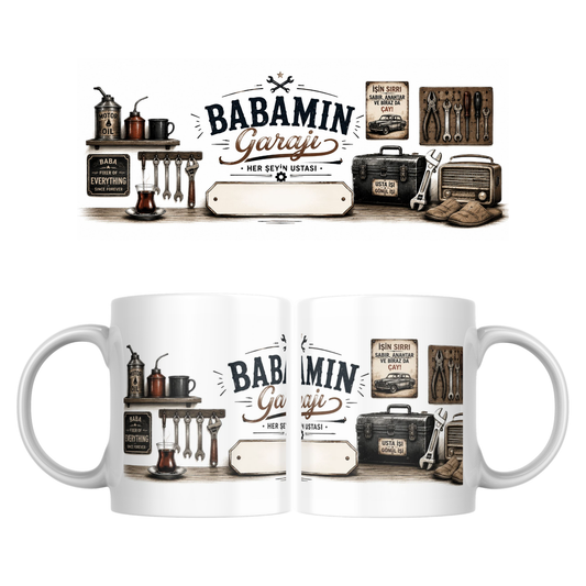 Babamın Garajı Kupa Bardak