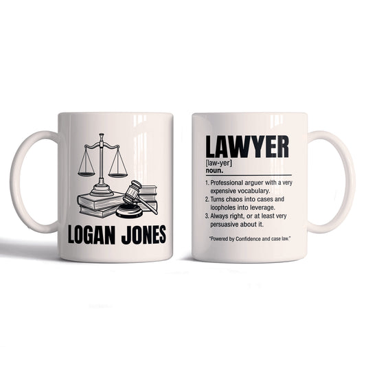 Lawyer (Avukat) Tasarımlı Kupa Bardak