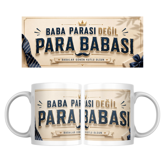 Para Babası Kupa Bardak
